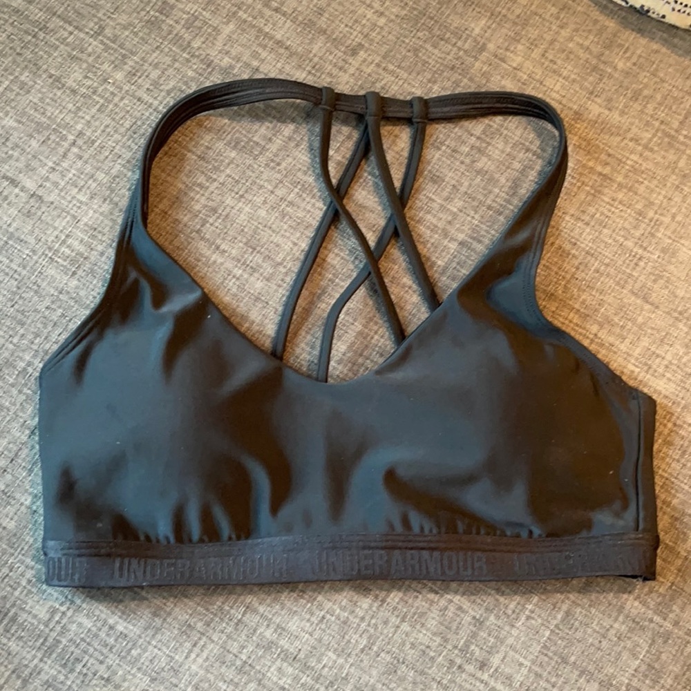 Strappy sports bra